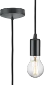 K/Bridge 1.8m E27 Contemporary Pendant Set - Anthracite