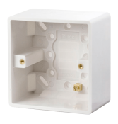 Click Mode 1 Gang 47mm Deep Pattress Box