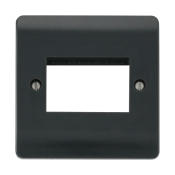 Click Mode 1 Gang MiniGrid Unfurnished Plate - 3 Aperture Part M