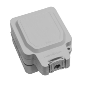 Hamilton - Elemento Grey IP66 1 gang Enclosure
