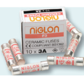 Niglon F3 BS1362 Mini Ceramic Fuse 3A