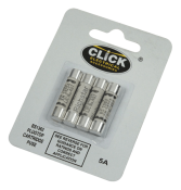 Click Card of 4 X 5A Fuses