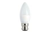 Integral CANDLE BULB B22 470LM 4.2W 2700K DIMMABLE 240 BEAM FROSTED