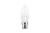 Integral CANDLE BULB B22 470LM 4.2W 2700K NON-DIMM 240 BEAM FROSTED
