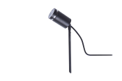 Integral OUTDOOR STAINLESS STEEL SPIKE SPOTLIGHT IP65 1xGU10 BLACK