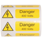 Ind Signs IS28100R Danger 400V Label Pk250