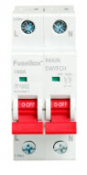 Fusebox 100A AC22A 2P MAIN SWITCH