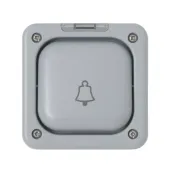 MK Masterseal 10A 1 Gang SP 2 Way Marked inchBELLinch Switch
