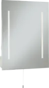 K/Bridge 230V IP44 10W 500 x 390mm LED Mirror with Dual Shaver Socket