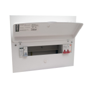 NAVITAS Consumer Unit - 10 useable Ways c/w SPD & Over Current Protection