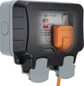 BG Nexus Storm 13a 2gang Switched Socket with Latching Type A RCD IP66