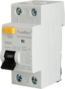 FuseBox 100A 100MA Type A DP Time Delayed RCD