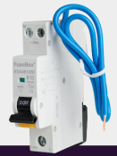 FuseBox Bi-Directional Mini RCBO 10A 30mA 6kA
