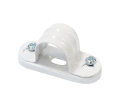 25mm METAL FIRE-RESISTANT SADDLE WHITE