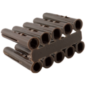 BROWN PLASTIC WALL PLUG