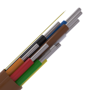 CQR Intruder Alarm Cable | 8 Multi Core | TYPE 2 | Eca | PVC | Brown | 100m