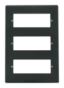 Click Minigrid 3 Tier MiniGrid Frontplate - 18 Aperture Part M