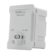Click 100A 1 Pole 5 x 35mm² Connectable Link Box Grey