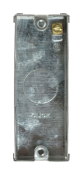 Click 1 Gang 25mm Deep Architrave Galvanised Steel K.O. Box (Deco® Range Only)