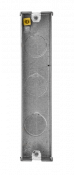 Click 2 Gang 25mm Deep Architrave Galvanised Steel K.O. Box