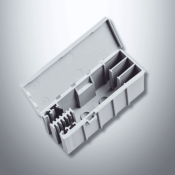 Connexbox® 221-4 for multicore cables; 221-2411 Inline Connectors and Wago 2773-4** PushWire connectors 39x29x95mm