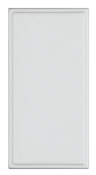Hager Blank Euro Module White