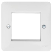 Hager Euro Plate 1G 2 Module