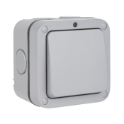 ELEX WEATHERGUARD IP66 1 GANG 20AX WALL SWITCH WITH POWER INDICATOR
