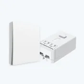 Ener-J 1 Gang Wireless Kinetic Switch + Non-Dimmable RF Receiver together in 1 pack