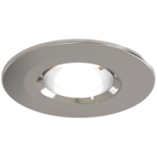 Ansell Edge GU10 Fire Rated Downlight Satin Chrome 50W