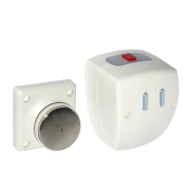 CQR Agrippa, Wall Mounted, Fire Door, Wireless, Door Hold Open Magnet (Battery Operated) - Plastic