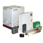 CQR AKT4041 Access Control - Proximity Reader, No Touch Exit Switch, PSU/Controller & Rim Electric Release
