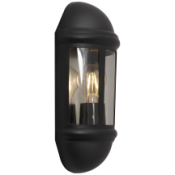 Ansell Latina E27 Half Lantern E27 42W Black