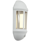 Ansell Latina E27 Half Lantern PIR  E27 42W White