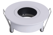 Arc LED IP65 GU10 Tilt Baffled Downlight (Sand White)