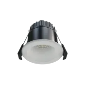 8W 4CCT SWITCHABLE FIRE RATED ANTI-GLARE LED DOWNLIGHT IP65 - WHITE BEZEL INC