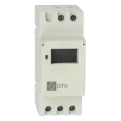 Lewden DTC 7 Day Din Rail mount Time switch 36mm