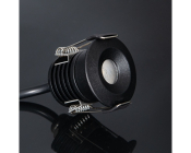 KSR Mimas Mini LED 3W 3000K Fixed Downlight IP65 Black
