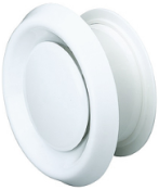 NVA MONV136-25 125mm Extract/Supply Adjustable Ceiling Valve