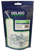 Deligo Hollow Wall Anchors M5 x 37mm (Pack of 20)