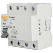 FuseBox RTA1001004S RCD 4P A 100A 100mA
