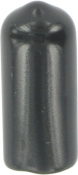 M10 x 25mm Threaded Rod End Cap Black