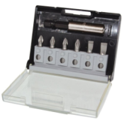 CK 6-in-1 screwdriver bit box with mixed bits