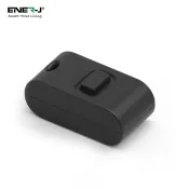 Ener-J 1 Gang Wireless Kinetic FOB Light Switch, IP56, No Battery/Power Source Required c/w On/Off and Dimming Smart Wall Switch