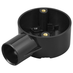 Marshall Tufflex Terminal Circular Box 25mm Black