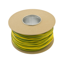 Unicrimp 100m x 4mm PVC EARTH SLEEVING GREEN/YELLOW