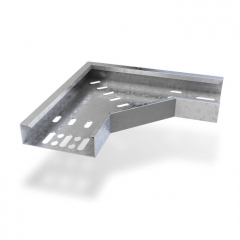 Trench Medium Duty Cable Tray Flat 90 Degree Bend 100 x 25mm