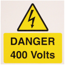 400v Labels