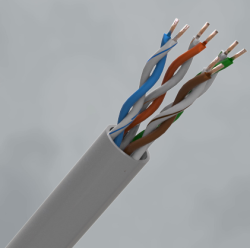 Category Cable | Cat5e | Eca | PVC | Grey | 100m
