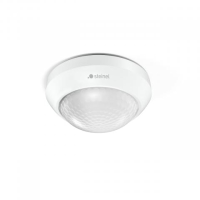 Steinel IS360-3 White Detector Black 2kW PIR 60° detection angle and up to Ø 24 m detection range IP54